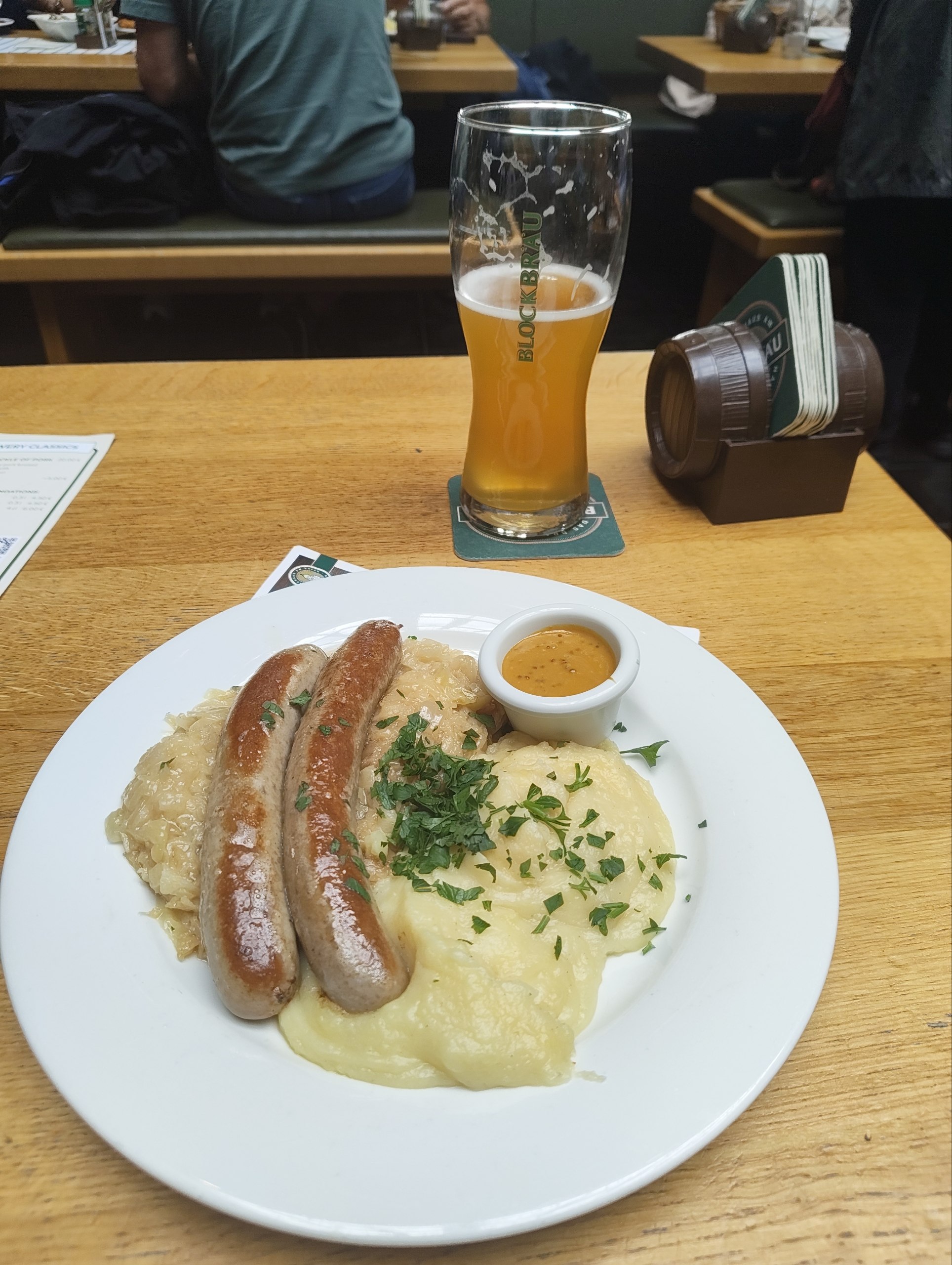 Обед в BLOCKBRÄU